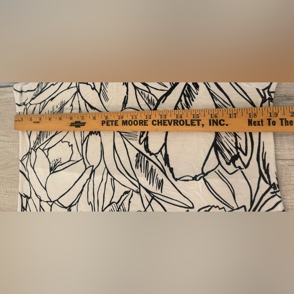 Bryn Walker Chelsea Jersey Knit Tulip Dress Floral Artsy Lagenlook Stretch Small - Picture 8 of 13